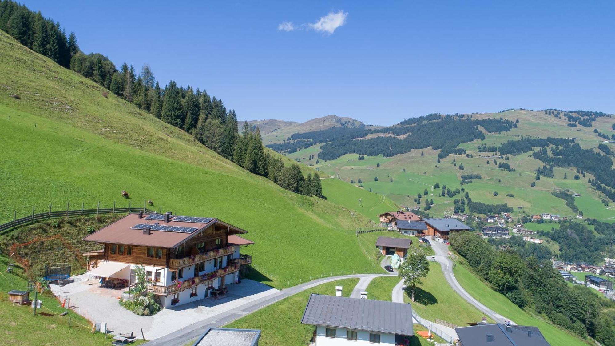 Ferienwohnung Landhaus Hinterglemm Saalbach Exterior foto