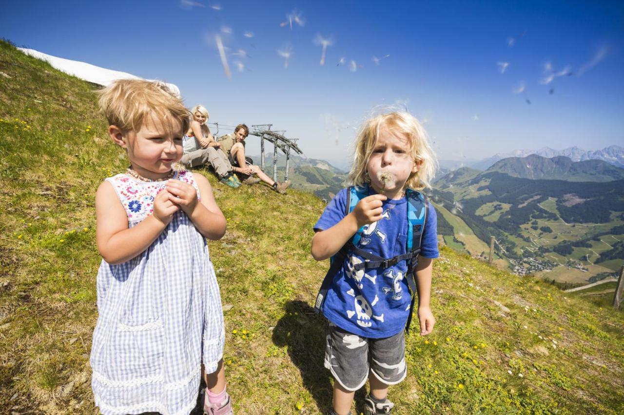 Ferienwohnung Landhaus Hinterglemm Saalbach Exterior foto